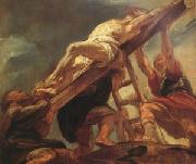 Peter Paul Rubens The Raising of the Cross (mk05) painting